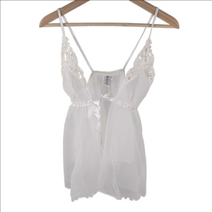 Tie Front Lingerie Chemise One Size